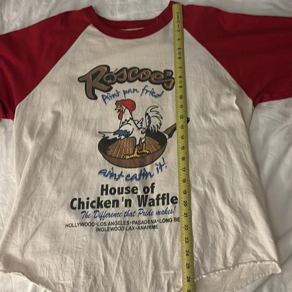 RARE Roscoe’s House Of Chicken ‘n Waffles “ANAHIME” Baseball Shirt - XL 🍗🧇 - Picture 8 of 8